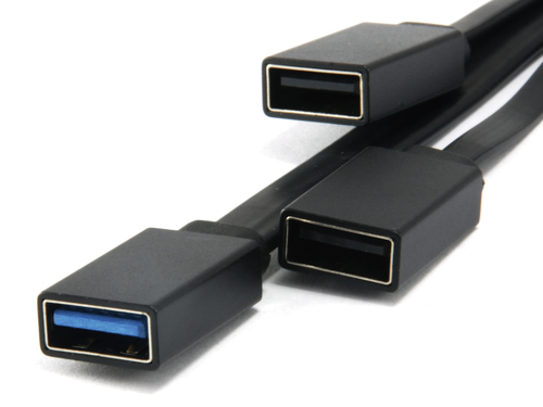 Conceptronic HUBBIES USB 3.1 Type-C to 1-Port USB 3.0 + 2-Port USB 2.0 Cable Hub, black – image 6