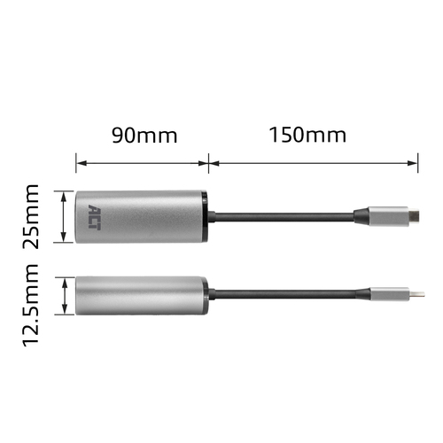 ACT Connectivity USB-C naar 2,5 Gigabit ethernet adapter, afbeelding 6