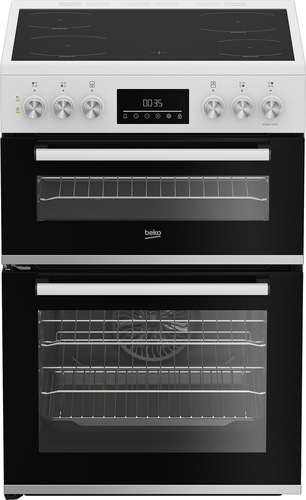 Beko EDC6731W 60cm Double Oven Electric Cooker
