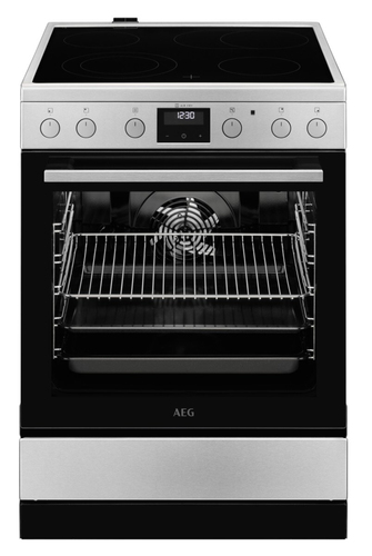AEG CCB6442BBM Freestanding cooker Electric Ceramic hob Stainless steel