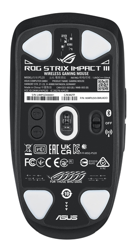 Asus Rog Strix Impact Iii Wireless Gaming Mouse - Black - image 2