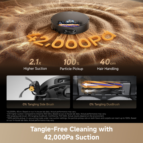Dreame X60 Pro Ultra Matrix smart robot vacuum & mop - black – image 7