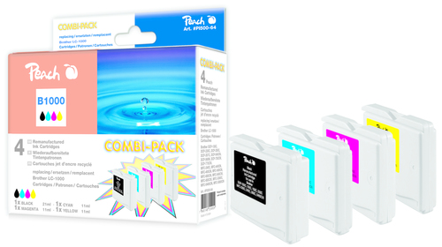 Peach 314989 ink cartridge 4 pc(s) Black, Cyan, Magenta, Yellow