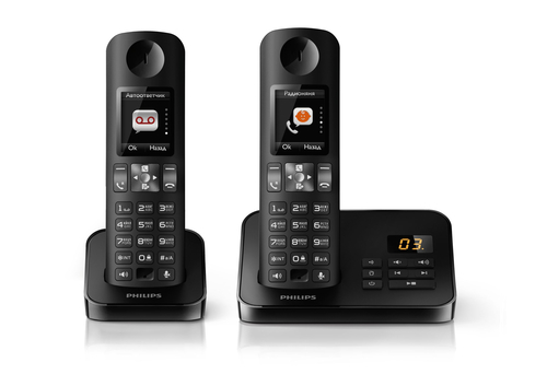 Philips D6052B/51 telephone DECT telephone Caller ID Black – image 2