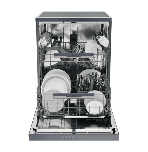 Hoover H-Dish 500 HF 4B7F0A-80 Full-size WiFi-enabled Dishwasher - Anthracite, Silver/Grey - image 3
