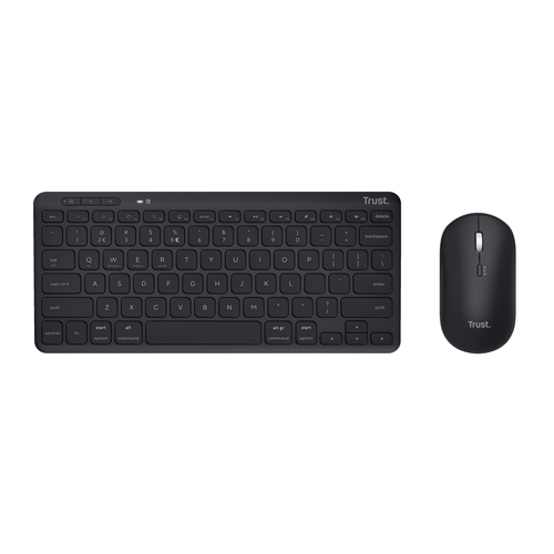 Trust Lyra Multi-Device Wireless Keyboard & Mouse Toetsenbord Zwart, afbeelding 3
