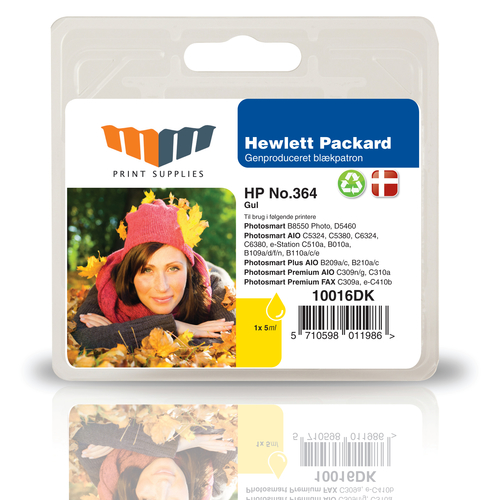 MM Yellow Inkjet Cartridge - Replaces HP No.364 (CB320EE)
