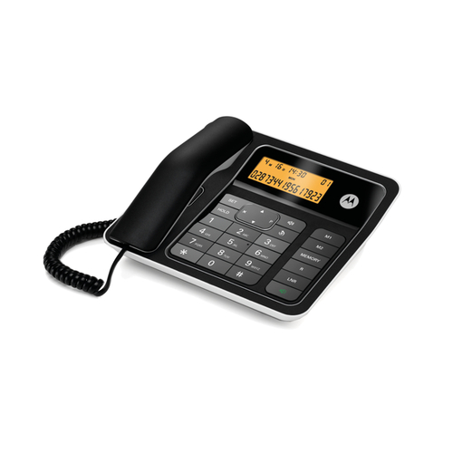 Motorola CT330 Analog telephone Caller ID Black, White