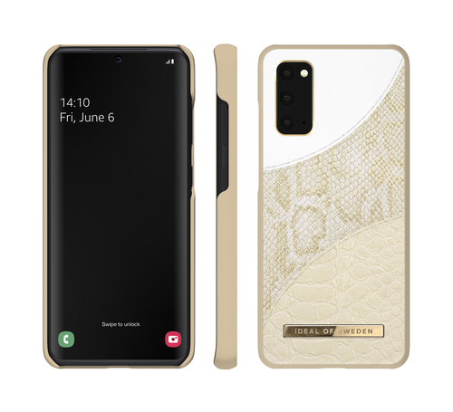 iDeal of Sweden Atelier Case Galaxy S20 Cream Gold Snake – image 2