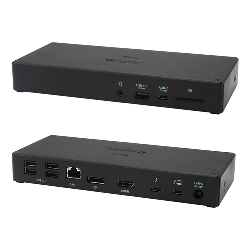 i-tec Thunderbolt 3 3x Display Docking Station + Power Delivery