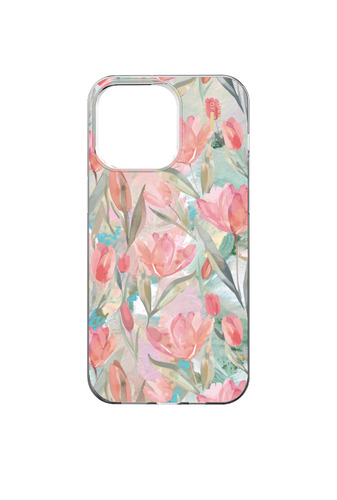 iDeal of Sweden Clear Case iPhone 15 Pro Max Tulip Bloom – image 1