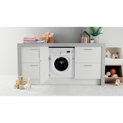 Indesit BIWDIL75148UK Integrated 7Kg/5Kg Washer Dryer with 1400 rpm - White - E Rated [Wash&Dry], D Rated [Wash Only], White - image 4