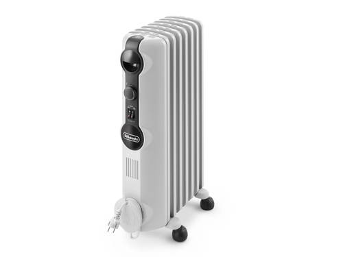 Delonghi Oil Filled Radiator 1500W, TRRS0715 in White Size: Single White Single - image 1