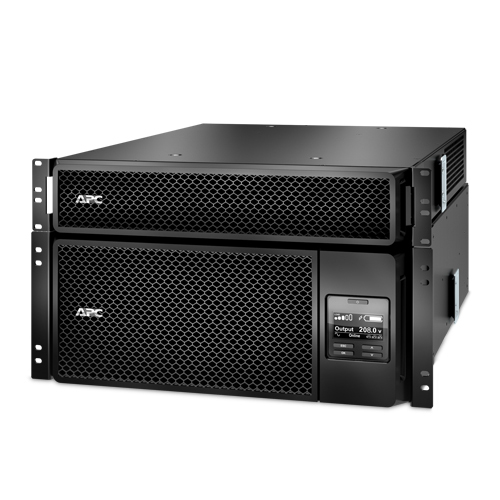 SRT6KRMXLT-5KTF APC Smart-UPS SRT 6000VA RM - UPS montaje en bastidor - CA 208 V - 6000 vatios - 6000 VA - Ethernet 10/100 USB - conectores de salida 17 - 6U - negro - con Transformador reductor de 208/240 V a 120 V - para P/N AR4024SP AR4024SPX429 AR4024SPX431 AR4024SPX432 NBWL0356A SMX2000LVNCUS