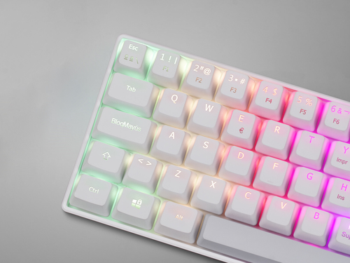 Mars Gaming MKMINIWRFR Ultra-Compact Mechanical Keyboard Full RGB Chroma Switch OUTEMU PRO Red White French Language – image 6
