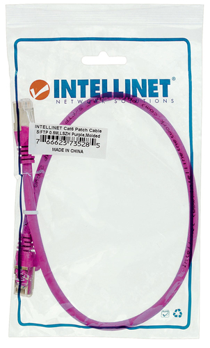 Intellinet Patchkabel RJ45 S/FTP Cat6 koper LSOH 0,5m rot, afbeelding 5