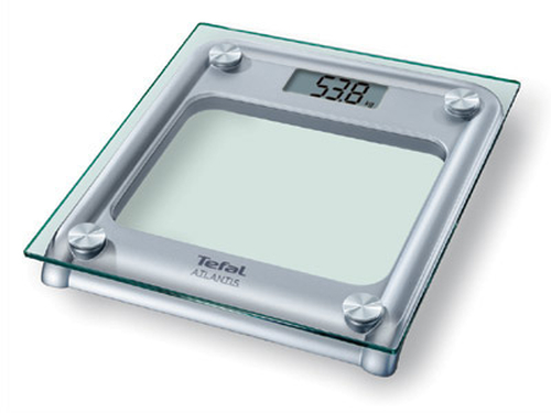 Tefal PP3019 personal scale Stainless steel, Transparent Electronic personal scale