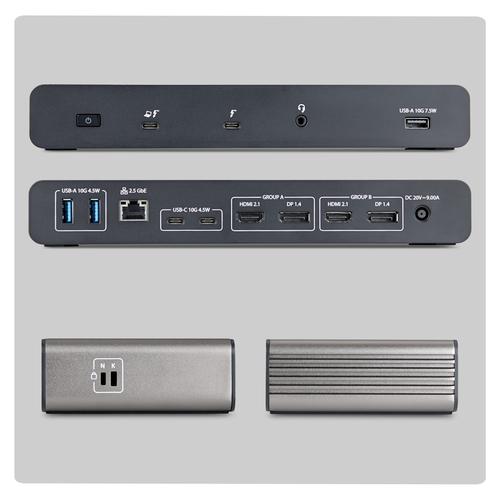 StarTech.com 206UE-TB5USB4DOCK - Dockingstation, afbeelding 2