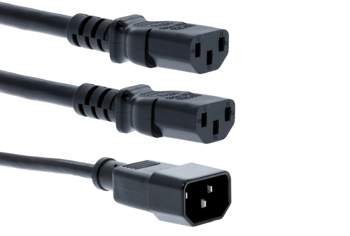 APC C14 - C13 X2, 2FT 0,61 m