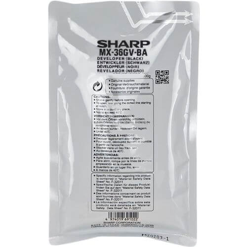Sharp MX36GVBA - Sort - developer - for Sharp MX-2010U, MX-2310U, MX-2610N, MX-3110N, MX-3111U, MX-3116N, MX-3140N, MX-3640N