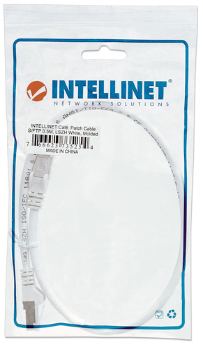 Intellinet Patchkabel RJ45 S/FTP Cat6 0,5m LSOH Hebels. wit, afbeelding 5