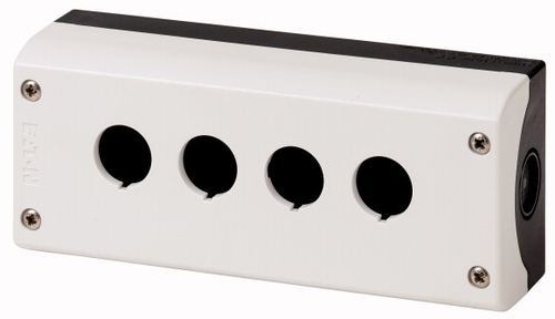 Eaton LeergehA¤use 4 Einbaustellen, fALr Bodenbefestigung (L x B x H) 80 x 186 x 56 mm Grau (RAL 7035) M22-I4 1 St. (216539)