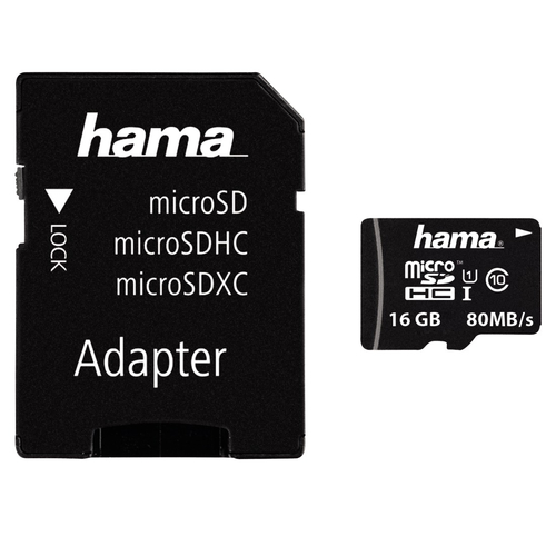 16GB C10 UHS-I MICROSDHC 80MB/S