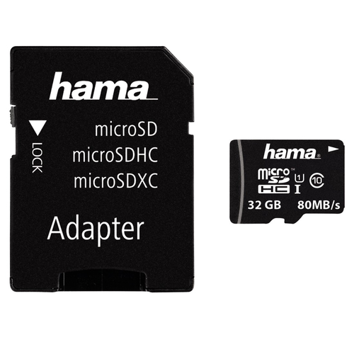 32GB C10 UHS-I MICROSDHC 80MB/S