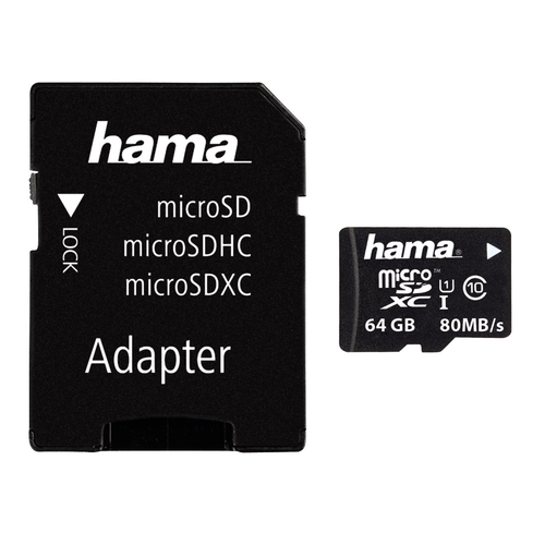 64GB C10 UHS-I MICROSDHC 80MB/S