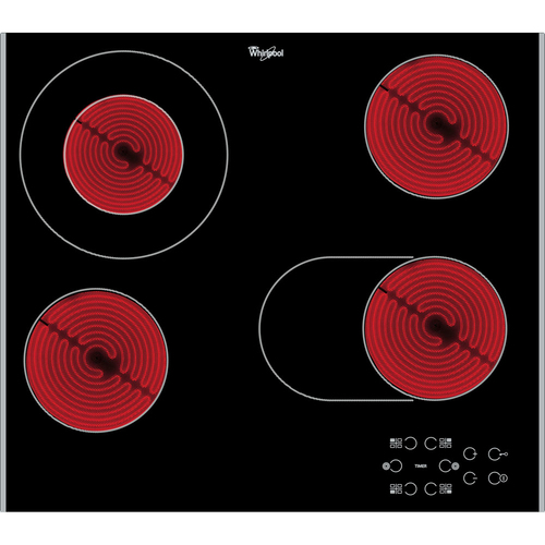 Whirlpool AKT8210LX Juoda Įmontuoti Keraminis 4 zone(s)