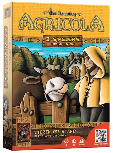 999 Games Agricola: 2 Spelers, Uitbreiding 1 30 min Stalo žaidimo plėtinys