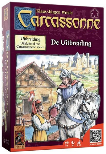 999 Games Carcassonne: De Uitbreiding 30 min Stalo žaidimo plėtinys