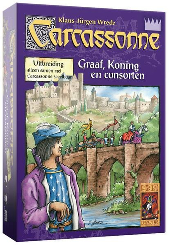 999 Games Carcassonne: Graaf, Koning en Consorten 30 min Stalo žaidimo plėtinys
