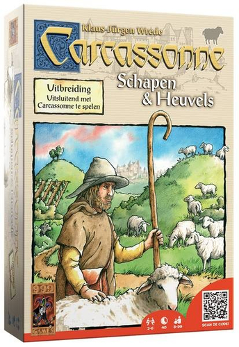 999 Games Carcassonne: Schapen en Heuvels 40 min Stalo žaidimo plėtinys