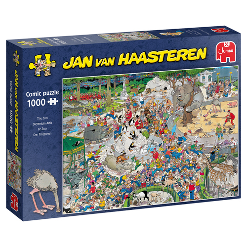 Jan van Haasteren At the Zoo 1000 pcs Pusle 1000 tk Koomiksid