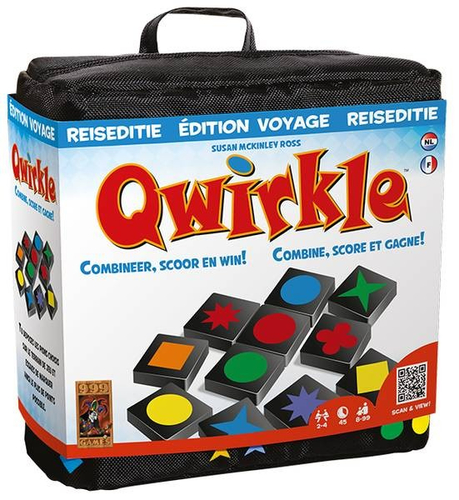 999 Games Qwirkle Reiseditie Galda spēle Lauciņu spēle