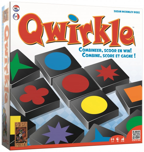 999 Games Qwirkle Galda spēle Lauciņu spēle