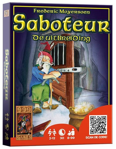 999 Games Saboteur: De Uitbreiding Kāršu spēle