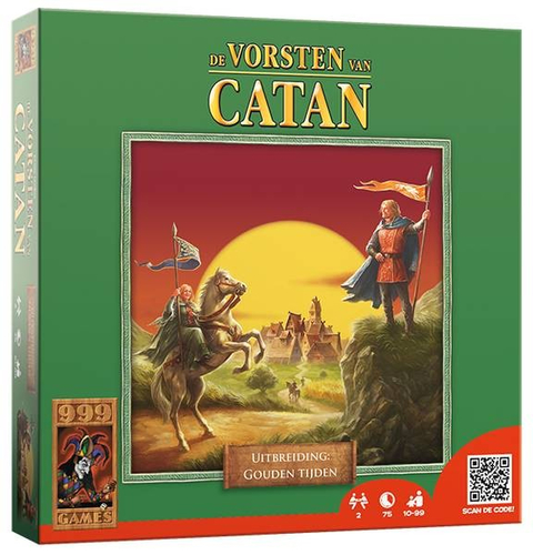 999 Games De Vorsten van Catan: Uitbreiding Gouden Tijden 75 min Lauamängude laiendus