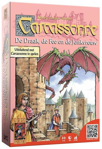 999 Games Carcassonne: De Draak, de Fee en de Jonkvrouw Stalo žaidimas Strategija