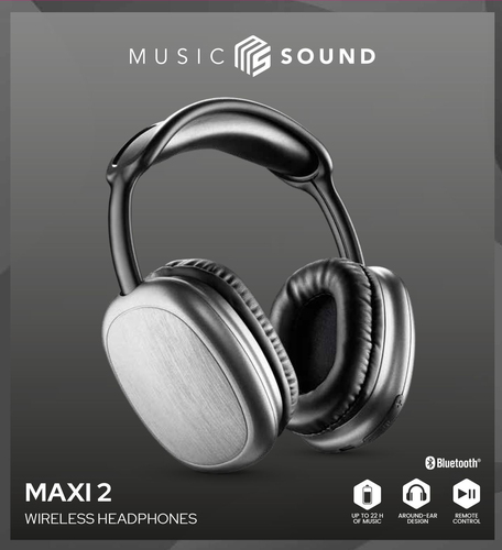 Music Sound MAXI2 Гарнитура Беспроводной Оголовье Calls/Music USB Type-C Bluetooth Черный