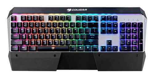 COUGAR Attack X3 RGB клавиатура Игровой USB QWERTY Северные страны Черный, Серебристый