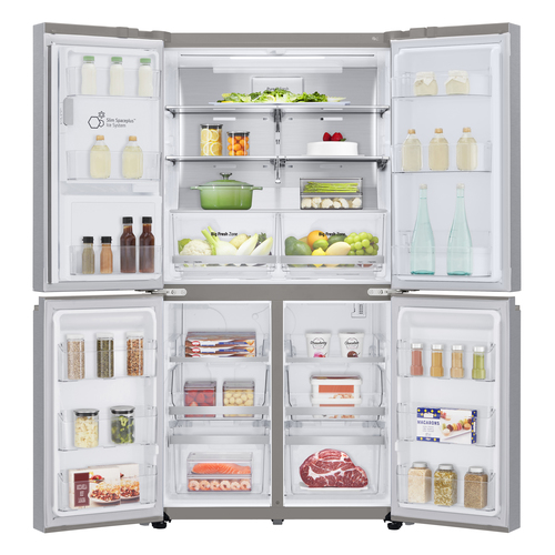 LG NatureFRESH side-by-side refrigerator Freestanding – image 2