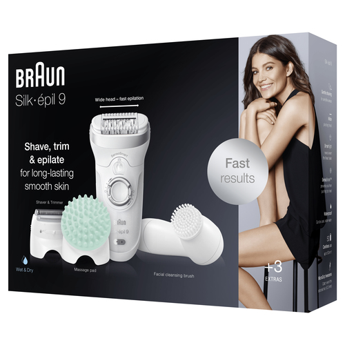 Braun Silk-épil 9 81770435 epilator 40 tweezers White – image 5