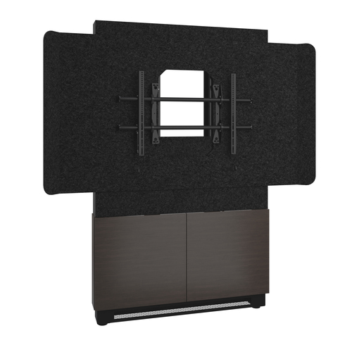 Middle Atlantic FM-DS-4875FW-CA3B крепление для телевизора 190,5 cm (75") Черный, Серый, Древесный уголь, Венге