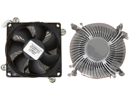 HP 804057-001 Kompiuterio aušinimo sistema Procesorius Aušintuvas Juoda, Sidabras 1 vnt