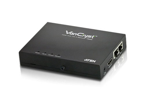 ATEN VB802-AT-E AV pagarinātājs Audio/video atkārtotājs Melns