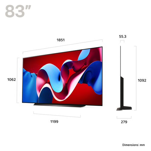 LG OLED83C44LA.AEK TV 2.11 m (83") 4K Ultra HD Smart TV Wi-Fi Brown – image 2