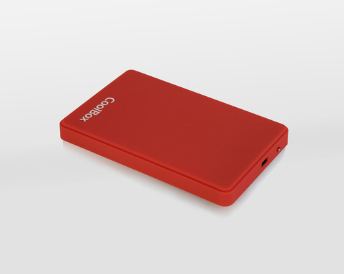CoolBox SlimColor2542 HDD/SSD korpuss Dzeltens 2.5