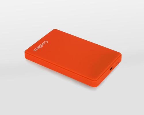 CoolBox SlimColor2542 HDD/SSD korpuss Oranžs 2.5